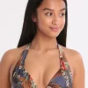 Banana Moon Iquitos Maho Halter Bikini Top - Blue New