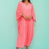 Pitusa Iris Kaftan - Hot Pink Online