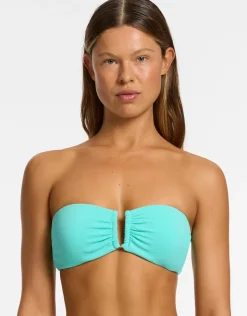 Jets Isla Rib U Trim Bandeau Bikini Top - Dolce Online