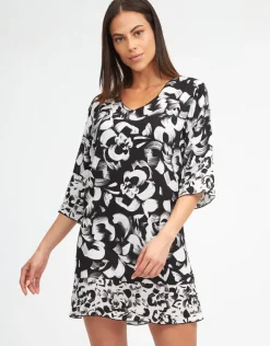 Nuria Ferrer Island Beach Dress - Black and White Best