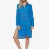PQ Swim Island Blue Shea Beach Shirt - Blue Outlet