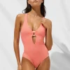 Watercult Island Nostalgia Cross Back Swimsuit - Ocean Coral Online
