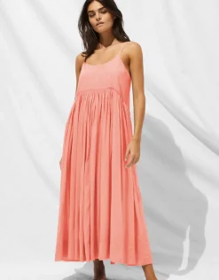 Watercult Island Nostalgia Maxi Dress - Ocean Coral Best