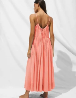 Watercult Island Nostalgia Maxi Dress - Ocean Coral Best