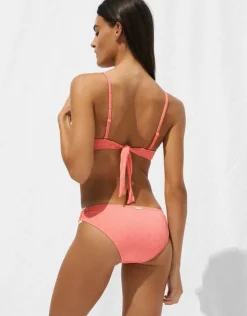 Watercult Island Nostalgia Ring Side Hipster Bikini Pant - Ocean Coral Best