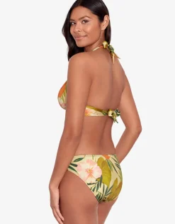 Lauren Ralph Lauren Island Tropical Rattan Ring Halter Bikini Top - Print Sale