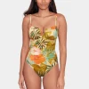 Lauren Ralph Lauren Island Tropical V Wire Swimsuit - Print Online