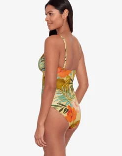 Lauren Ralph Lauren Island Tropical V Wire Swimsuit - Print Online