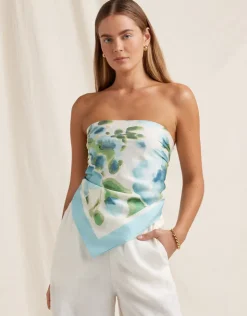 Peony Isles Signature Scarf - Watercolour Hot