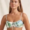 Peony Isles Solstice Crop Bikini Top - Watercolour Sale
