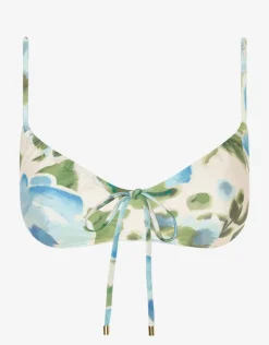 Peony Isles Solstice Crop Bikini Top - Watercolour Sale