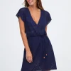 Nuria Ferrer Isola Beach Dress - Navy Discount