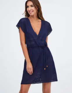 Nuria Ferrer Isola Beach Dress - Navy Discount