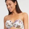 Nuria Ferrer Jasmine Bandeau Bikini Top - White Floral Online