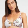 Nuria Ferrer Jasmine Underwired Bikini Top - White Floral Best