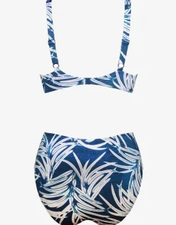 Charmline Jean Breeze Underwired Bikini Set - Denim White Fashion