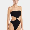 Hunza G Jerry Swimsuit - Black Outlet
