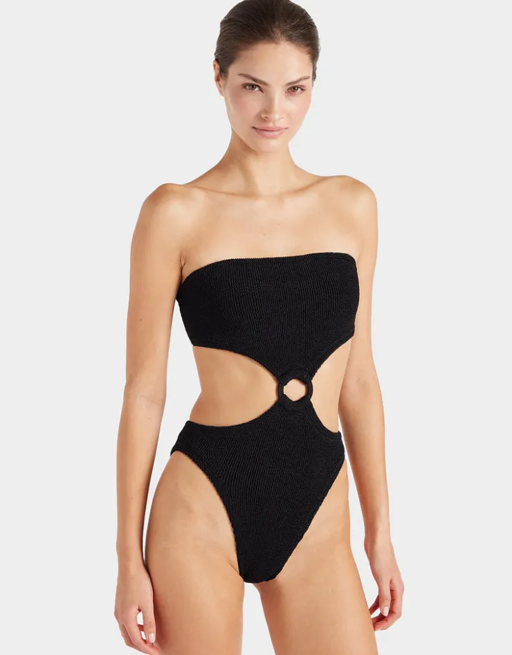 Hunza G Jerry Swimsuit - Black Outlet
