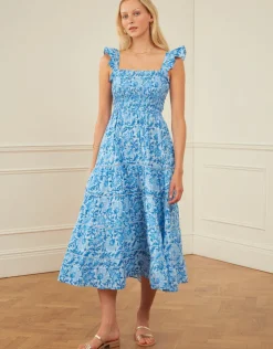 Pink City Prints Jessica Dress - Azure Rose Online