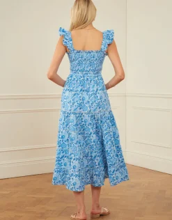 Pink City Prints Jessica Dress - Azure Rose Online