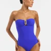 Jets et Bandeau Swimsuit - Sapphire Clearance