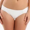Jets et Gathered Side Bikini Bottom - White Sale