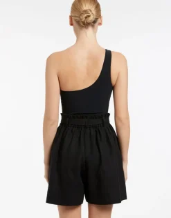 Jets et High Waist Short - Black Discount