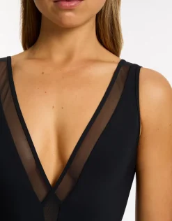 Jets et Lure Plunge Swimsuit - Black Sale