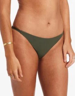Jets et Skinny Side Hipster Bikini Pant - Olive Clearance