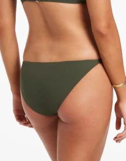 Jets et Skinny Side Hipster Bikini Pant - Olive Clearance