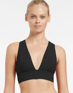 Jets et Soft Tri Bikini Top - Black Online