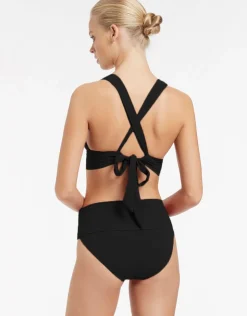 Jets et Soft Tri Bikini Top - Black Online