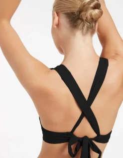 Jets et Soft Tri Bikini Top - Black Online