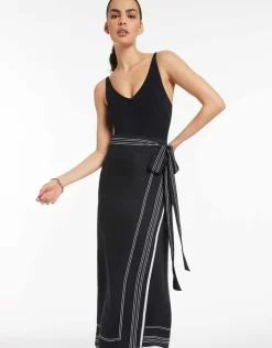 Jets et Tie Sarong - Black Clearance