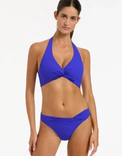 Jets et Twist Front Bikini Pant - Sapphire Best