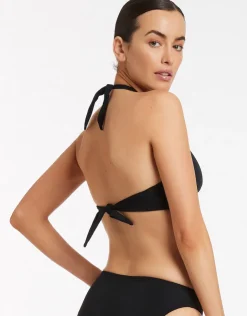 Jets et Twist Front Bikini Pant - Black Best
