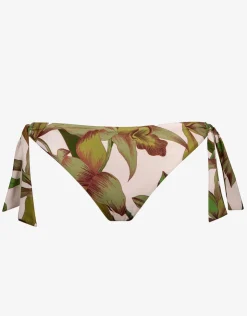 Maryan Mehlhorn Journey Tie Side Bikini Pant - Cream Reed Fashion