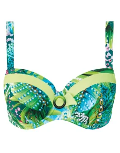 Nuria Ferrer Jungle Balcony Bikini Top - Green Online