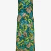 Charmline Jungle Jewels Midi Dress - Mangrove Forest Fashion