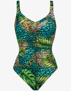 Charmline Jungle Jewels Swimsuit - Mangrove Forest Hot