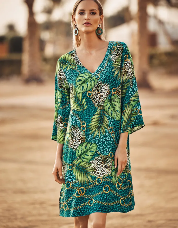 Charmline Jungle Jewels Tunic - Mangrove Forest Discount