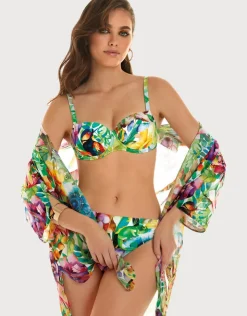 Roidal Jungle Mini Beach Shirt - Jungle Print Hot