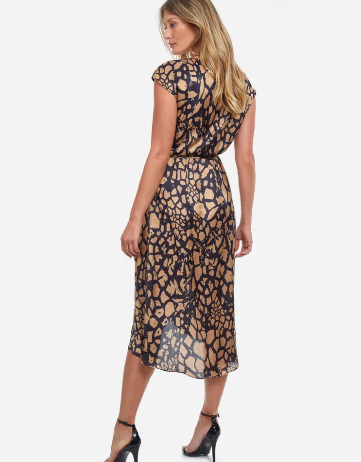 Gottex Jungle Queen Wrap Dress - Brown/Black Sale