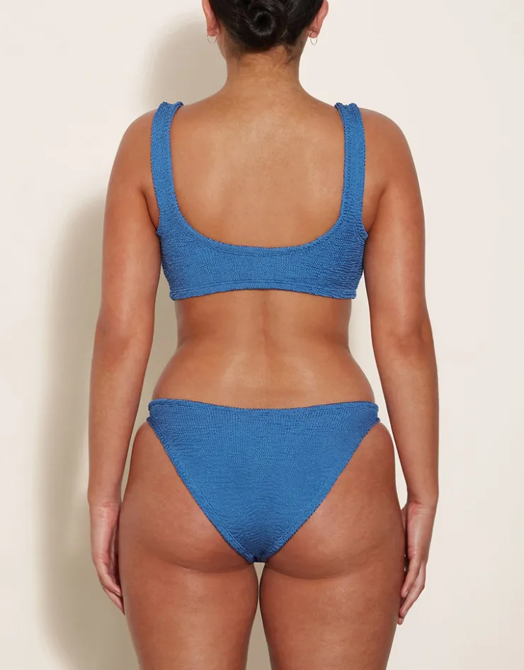 Hunza G Juno Bikini Set - Metallic Denim Sale