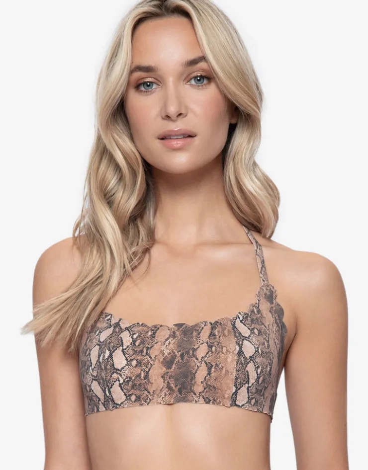 PQ Swim KaaReversible Seamless Wave Bikini Top - Animal Online