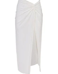 ViX Paula Hermanny Karen Midi Skirt - Off White Hot