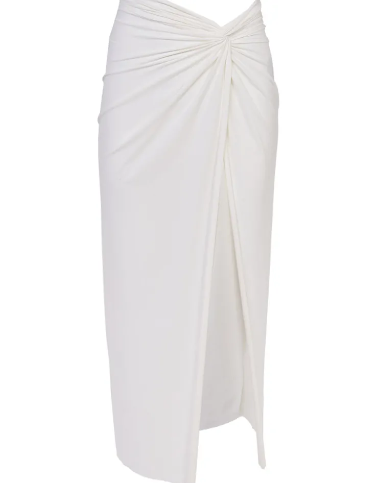 ViX Paula Hermanny Karen Midi Skirt - Off White Hot