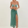 ViX Paula Hermanny Karen Midi Skirt - Seaglass Best