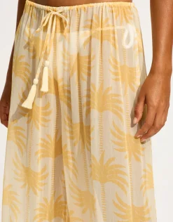Seafolly Kasbah Beach Pants - Ecru Clearance