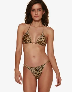 ViX Paula Hermanny Kimi Amalfi Detail Bikini Pant - Animal Best
